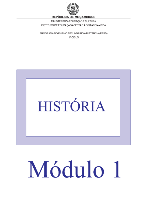 Baixar Módulo de História 9ª classe [PESD] Moçambique PDF