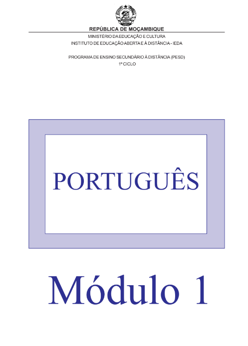 Baixar Módulo de Português 9ª classe [PESD] Moçambique PDF