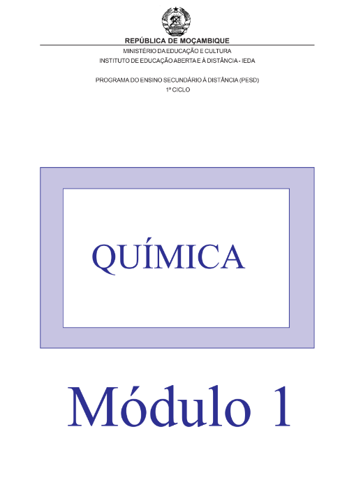 Baixar Módulo de Química 9ª classe [PESD] Moçambique PDF