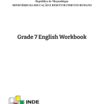 Livro de Inglês 7ª classe [Ficha de Aprendizagem] Moçambique