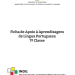 Livro de Português 7ª classe [Ficha de Aprendizagem] Moçambique