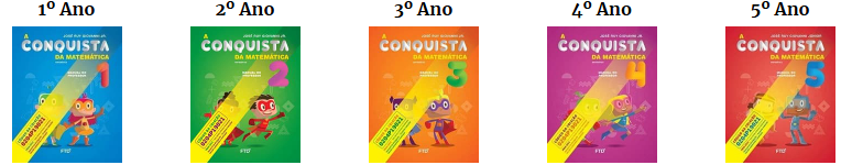 Livros da "A Conquista da Matemática - Ensino Fundamental I" (FTD) em PDF