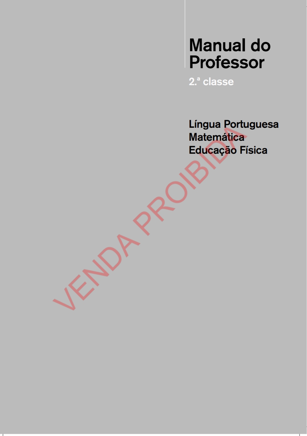 Livro do Professor da 2ª Classe em PDF (2022 – Moçambique)