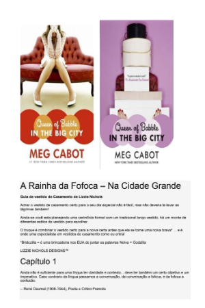 A Rainha da Fofoca – Na Cidade Grande [Lizzie Nicholas]