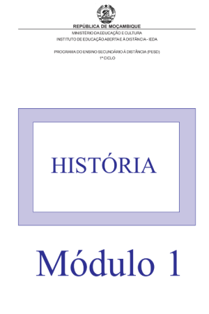 Baixar Módulo de História 9ª classe [PESD] Moçambique PDF
