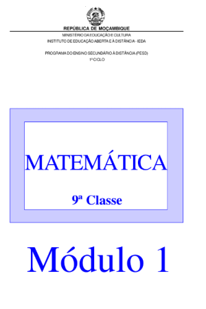 Baixar Módulo de Matemática 9ª classe [PESD] Moçambique PDF