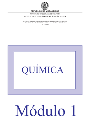 Baixar Módulo de Química 9ª classe [PESD] Moçambique PDF
