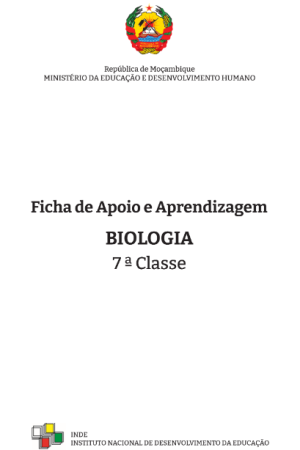 Livro de Biologia 7ª classe [Ficha de Aprendizagem] Moçambique