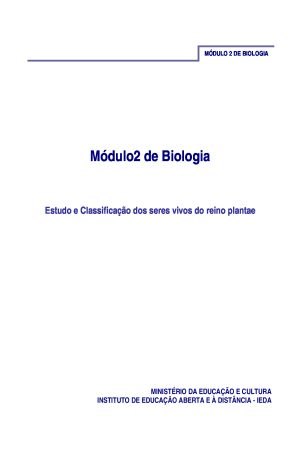 Módulo 2 de Biologia do 2º Ciclo