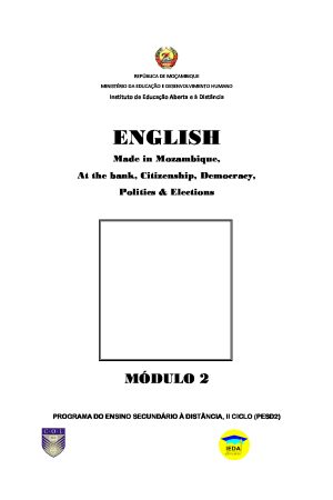 Módulo 2 de Inglês do 2º Ciclo