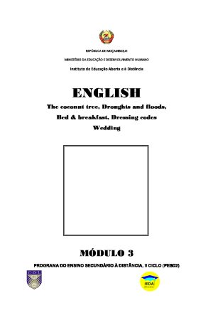 Módulo 3 de Inglês do 2º Ciclo