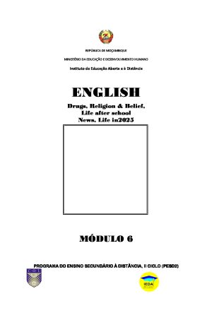 Módulo 5 de Inglês do 2º Ciclo