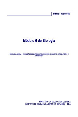 Módulo 6 de Biologia do 2º Ciclo