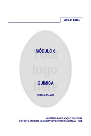 Módulo 6 de Química do 2º Ciclo