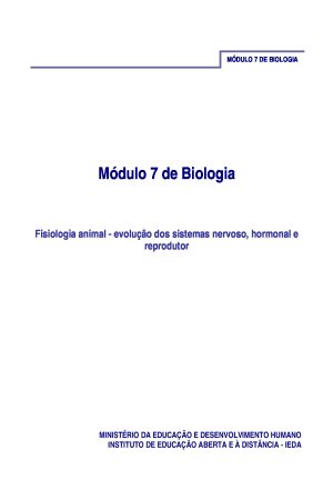 Módulo 7 de Biologia do 2º Ciclo