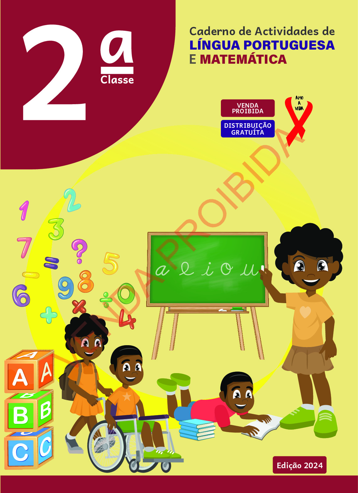 Caderno de Actividades de Matemática e Português da 2ª Classe – MEC Moçambique 2014 em PDF