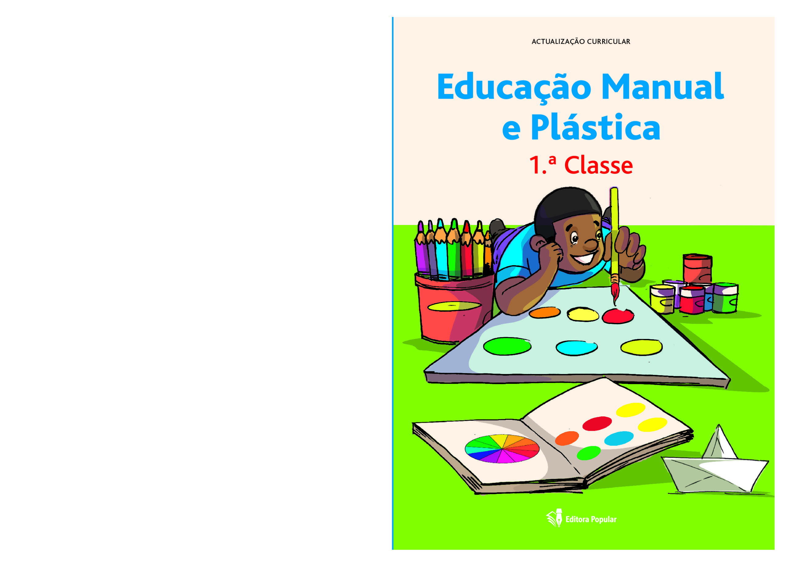 Livro de Educação Manual e Plástica da 1ª Classe – Editora Popular Angola