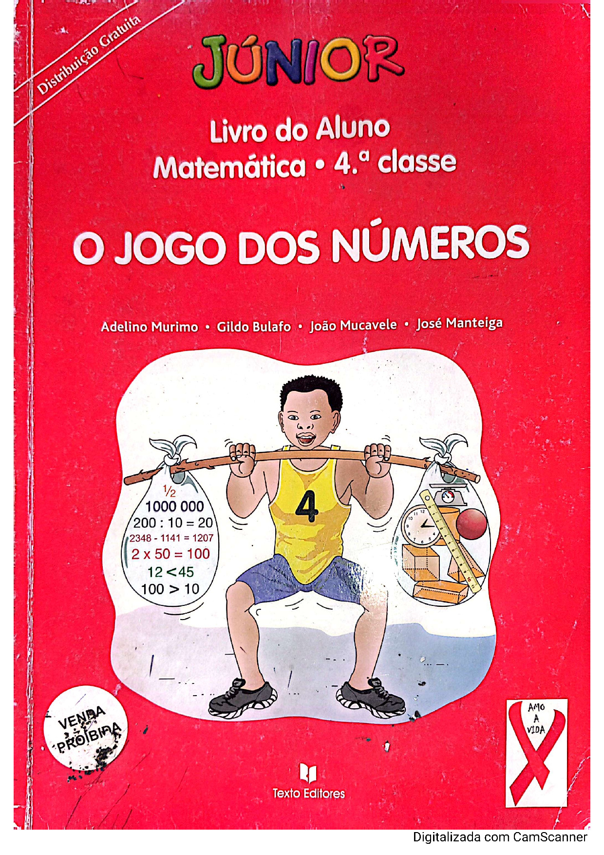 Livro de Matemática da 4ª Classe – Texto Editores Moçambique (Colecção Júnior) em PDF