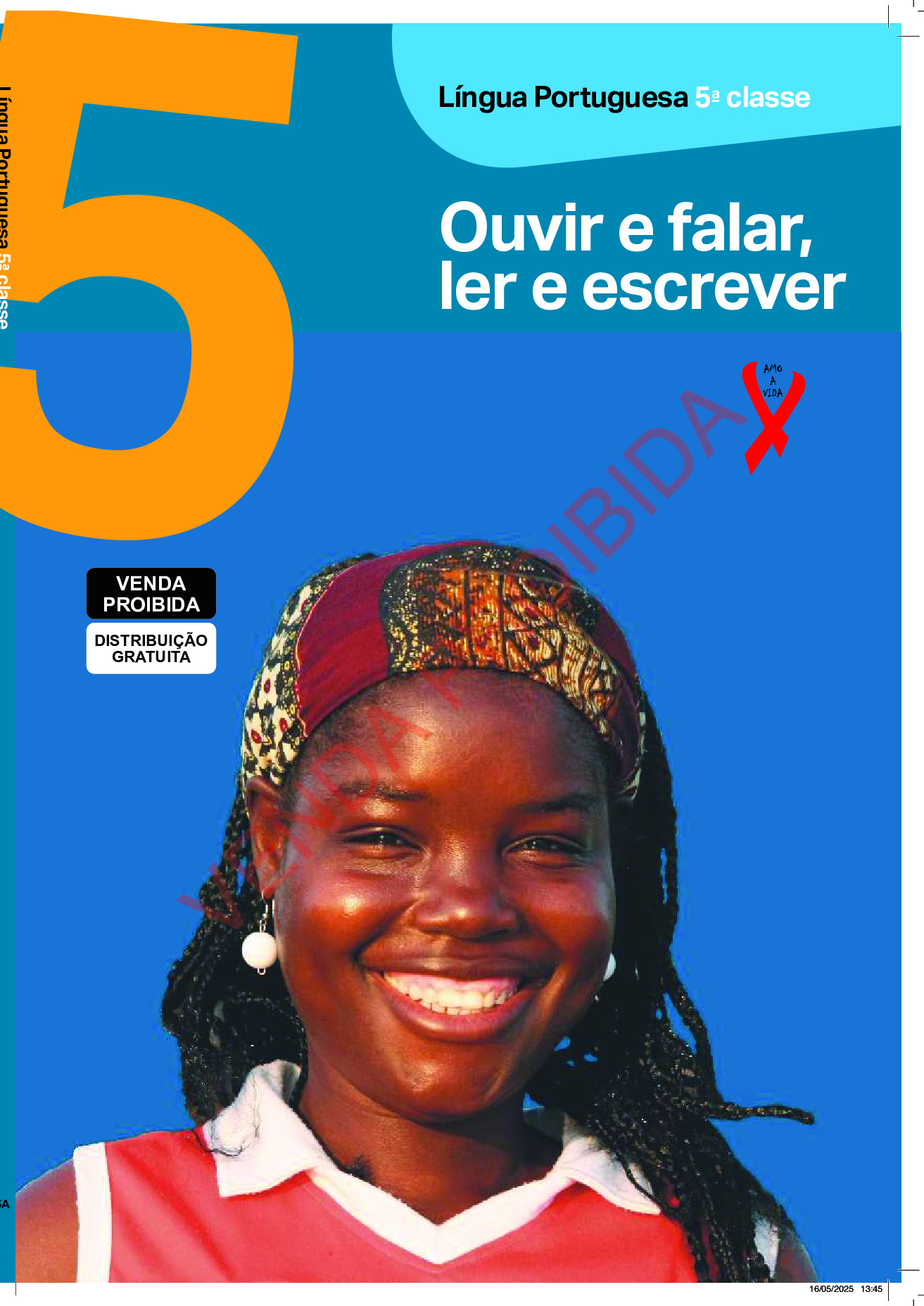 Livro de Português da 5ª Classe – MEC Moçambique 2025 em PDF