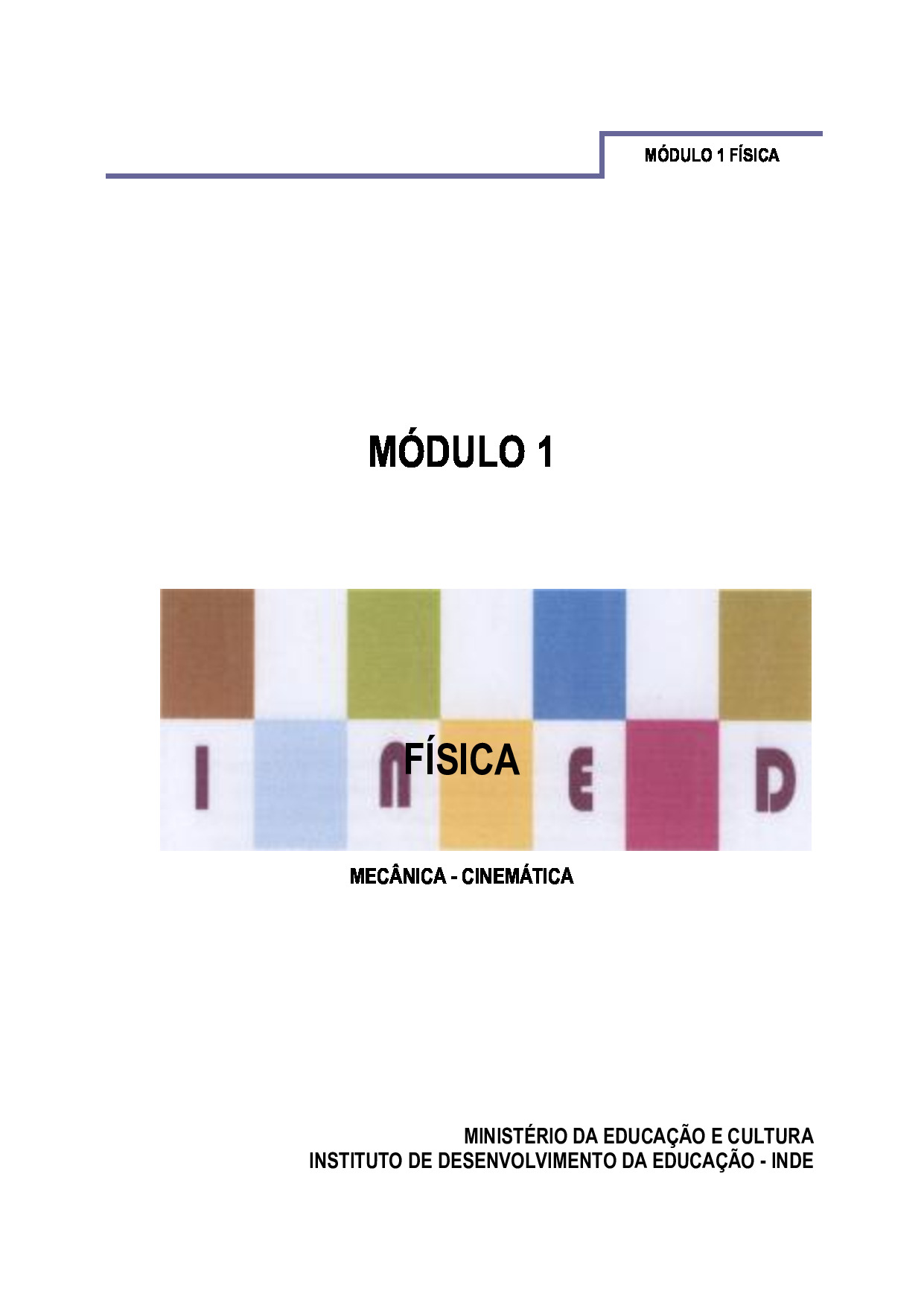 Módulo 1 de Física do 2º Ciclo _