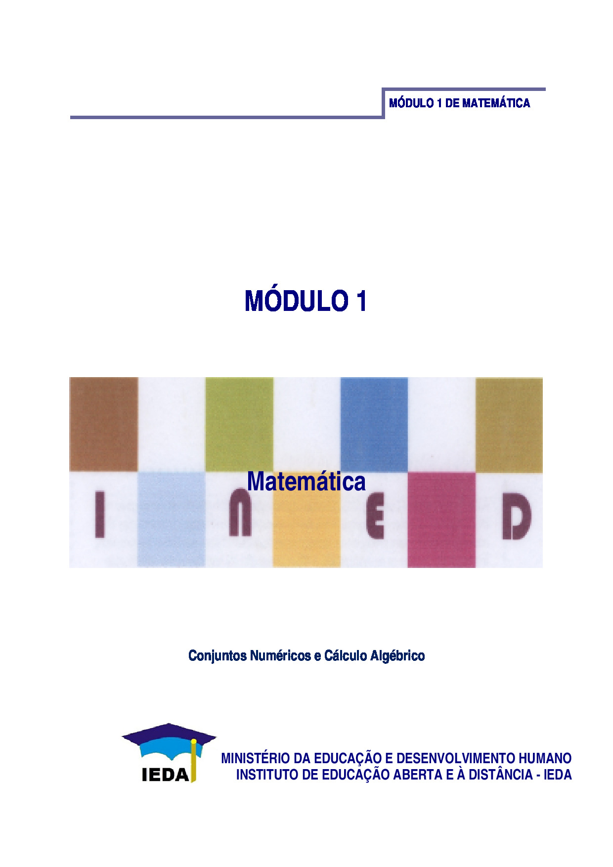 Módulo 1 de Matemática do 2º Ciclo