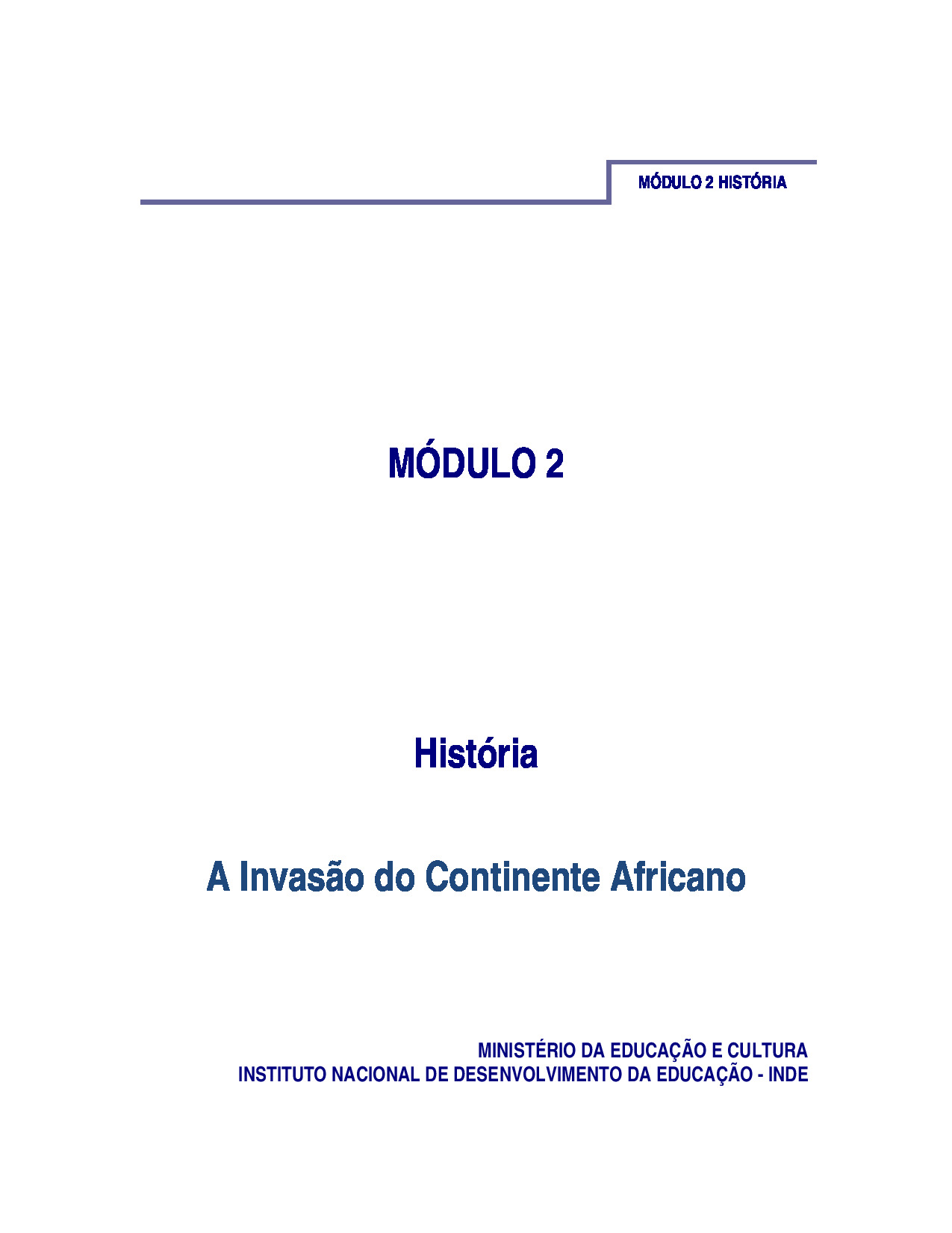 Módulo 2 de História do 2º Ciclo