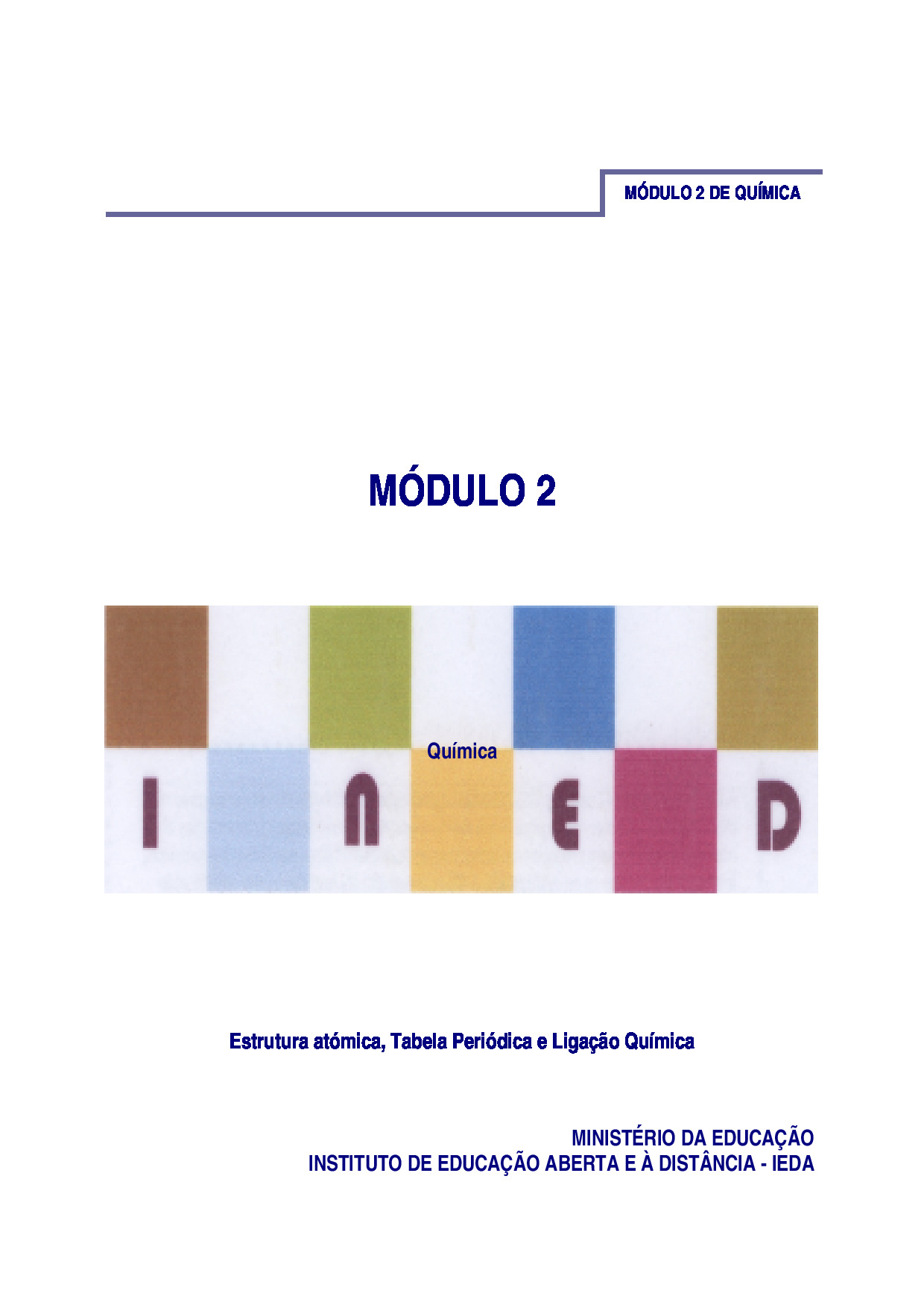 Módulo 2 de Química do 2º Ciclo