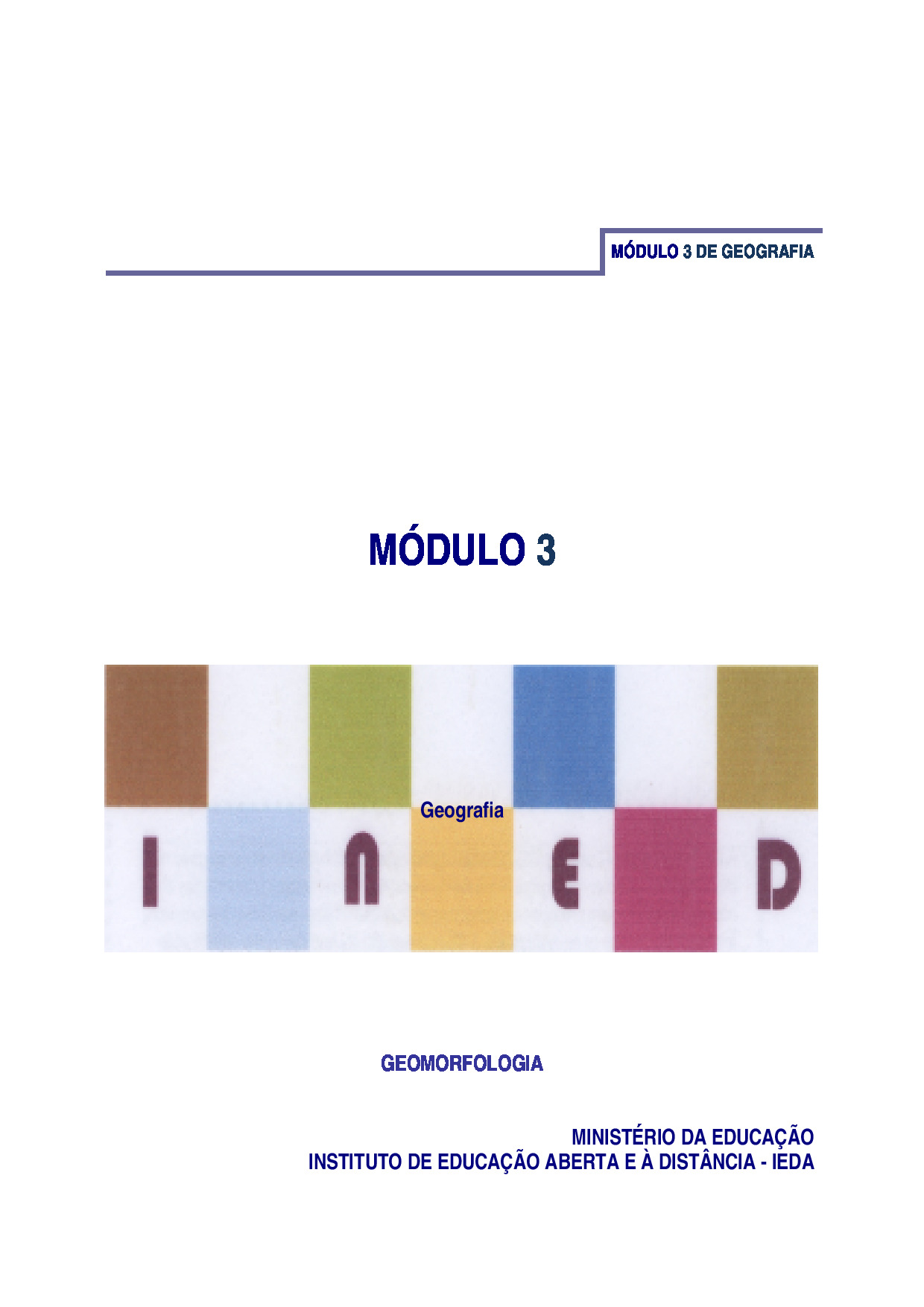 Módulo 3 de Geografia do 2º Ciclo