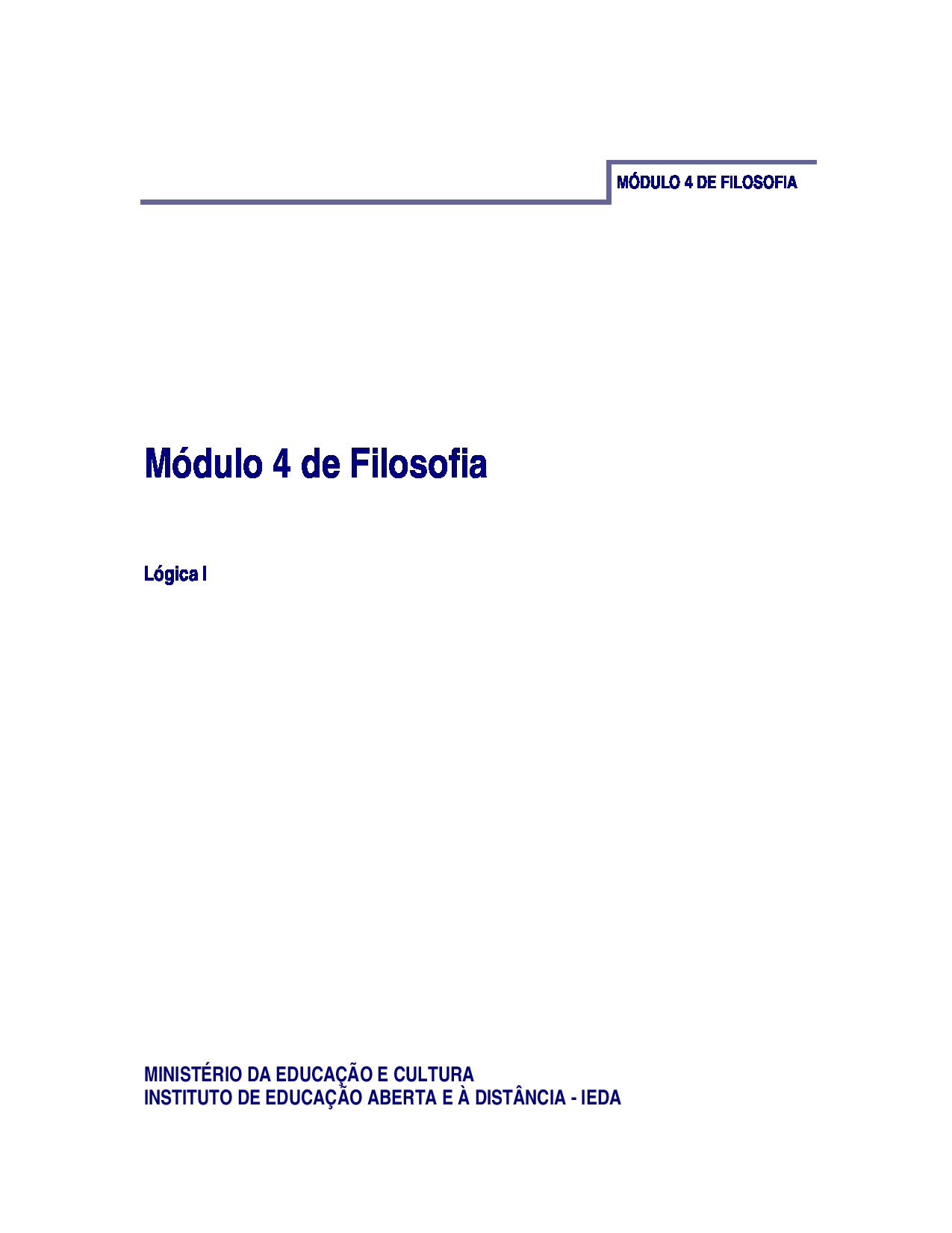 Módulo 4 de Filosofia do 2º Ciclo