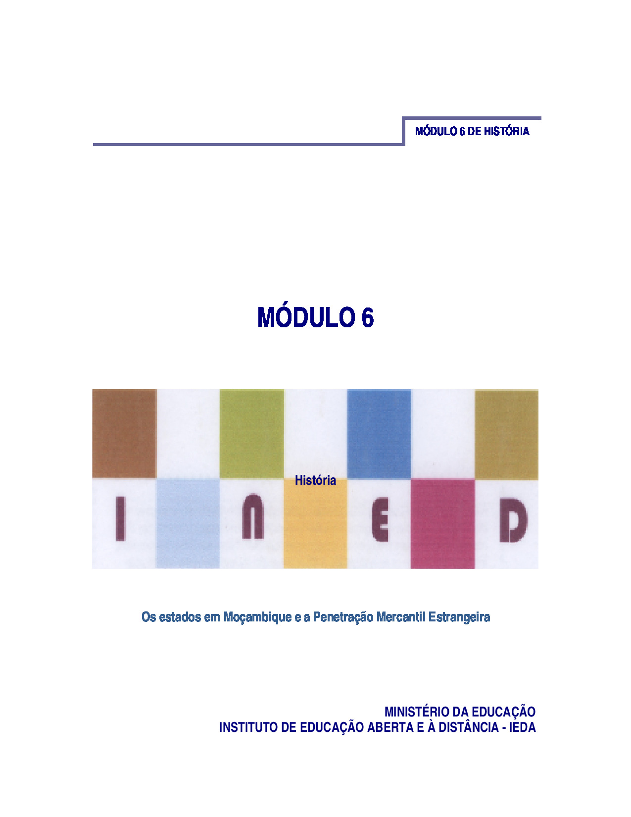 Módulo 6 de História do 2º Ciclo