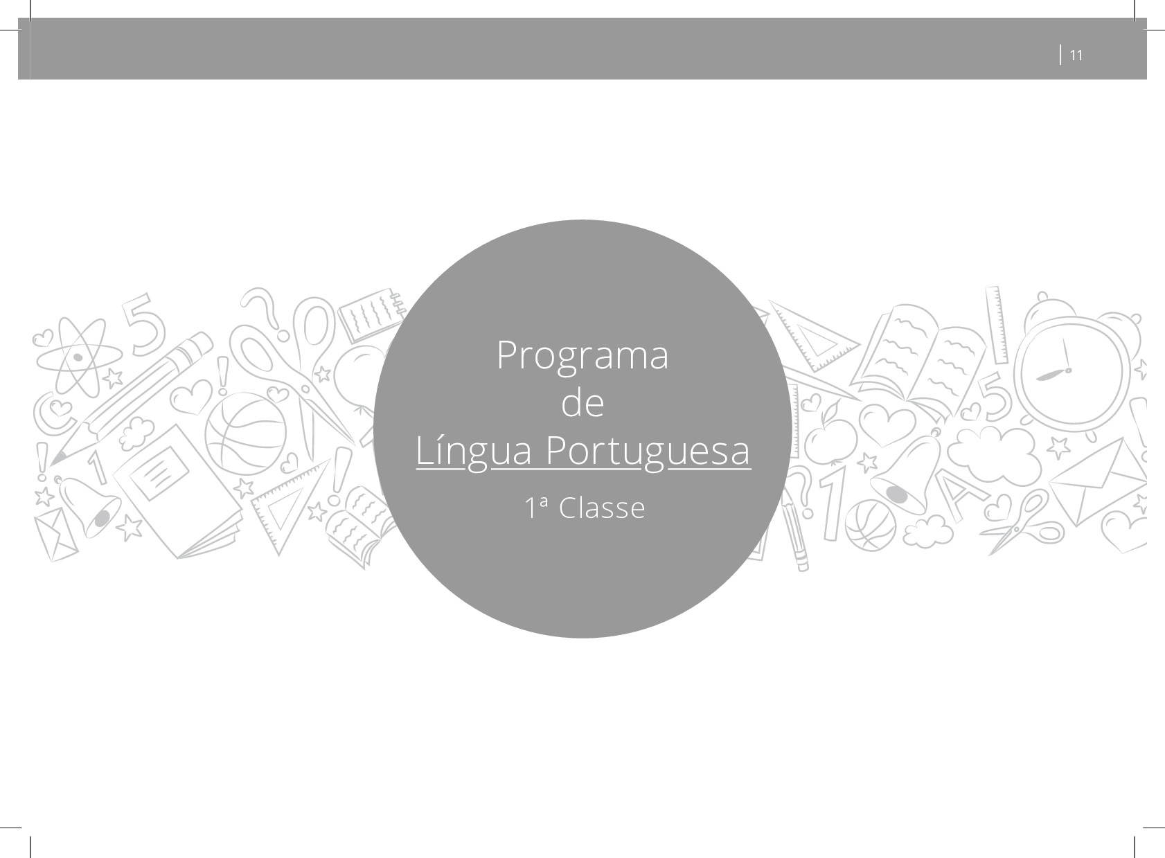Programa de Português da 1ª Classe – INADE Angola em PDF